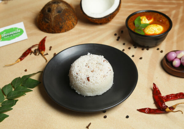 Puttu ( Single) with Egg Curry